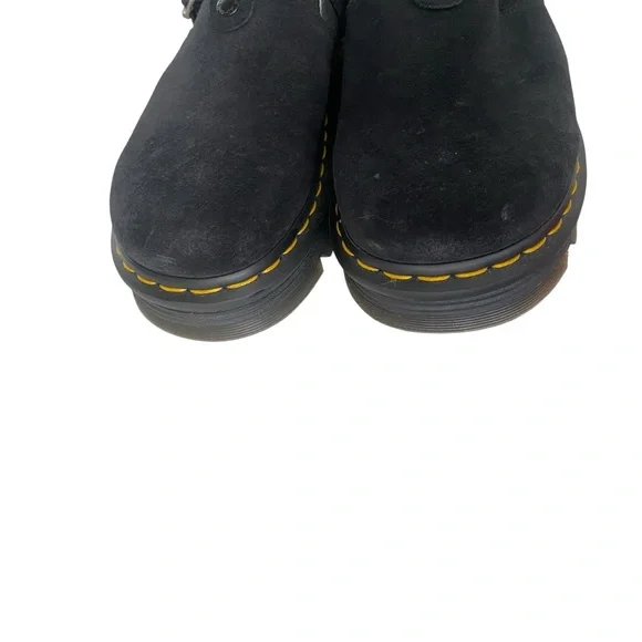 DR. Marten's Zebzag Suede Slingback Platform Mule I Size: 10 - Picture 6 of 9